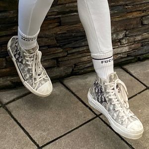 Dior high top oblique sneakers